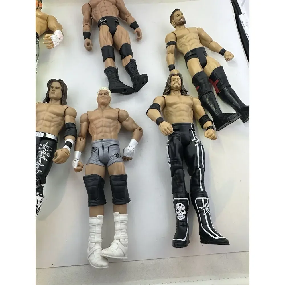 6 WWE WWF Wrestling Action Figures Pacific Matt Hardy Drew John Morrison Dolph